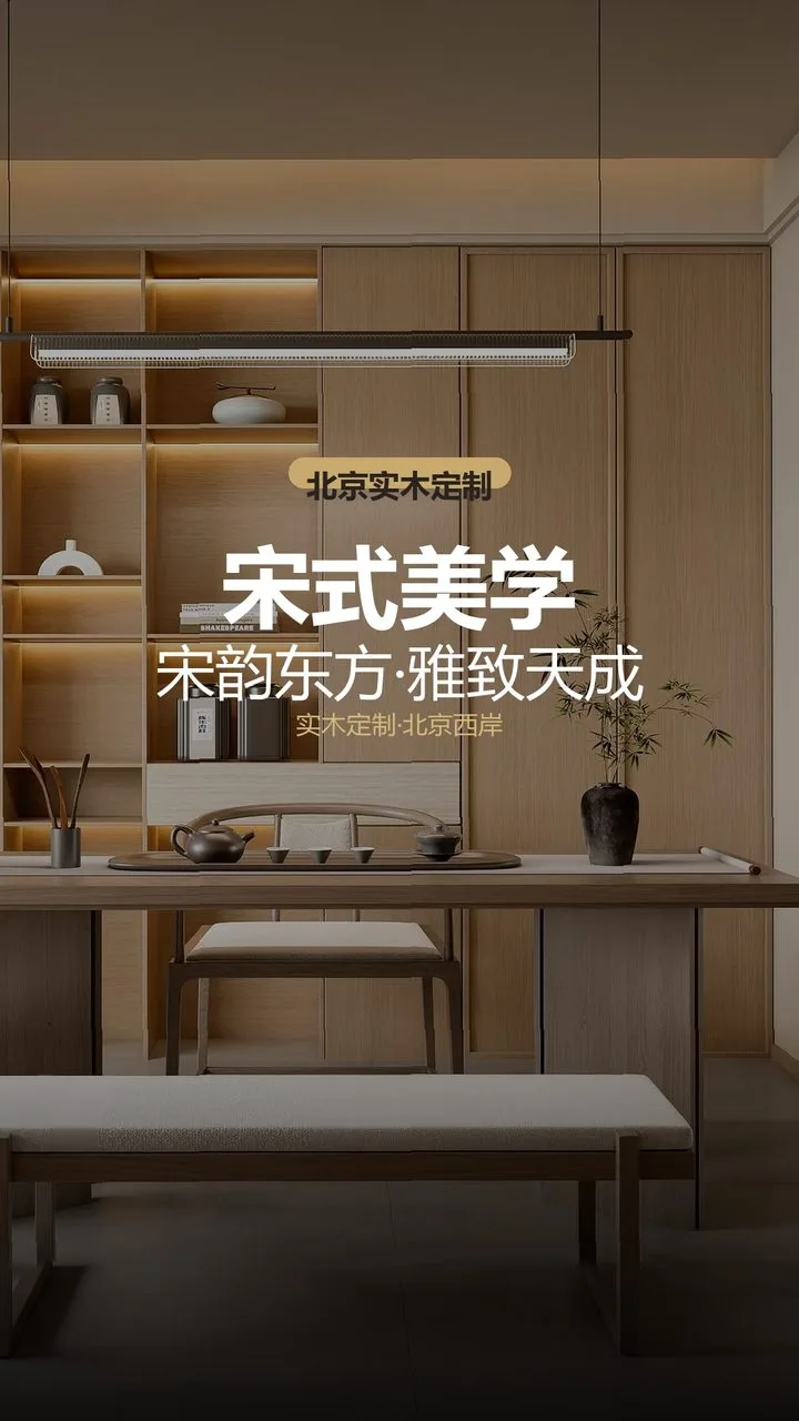 北京含璋园宋式美学高定木作 实景图1