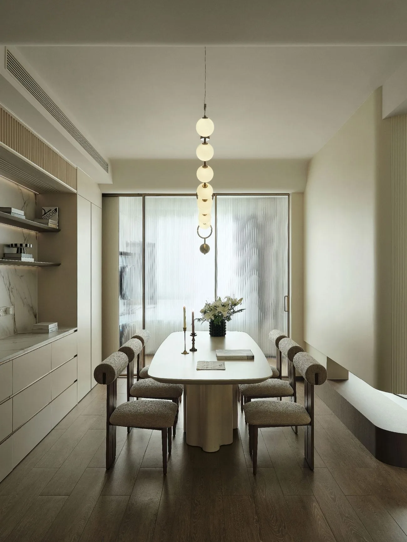 img-01 - 北京西岸 全屋定制·高定整装.></p><p>漆面用宣伟水性漆（Sherwin-Williams），不是国产杂牌调和漆。气味轻、干得快，客户上个月完工，下月就搬进去了。<img loading=