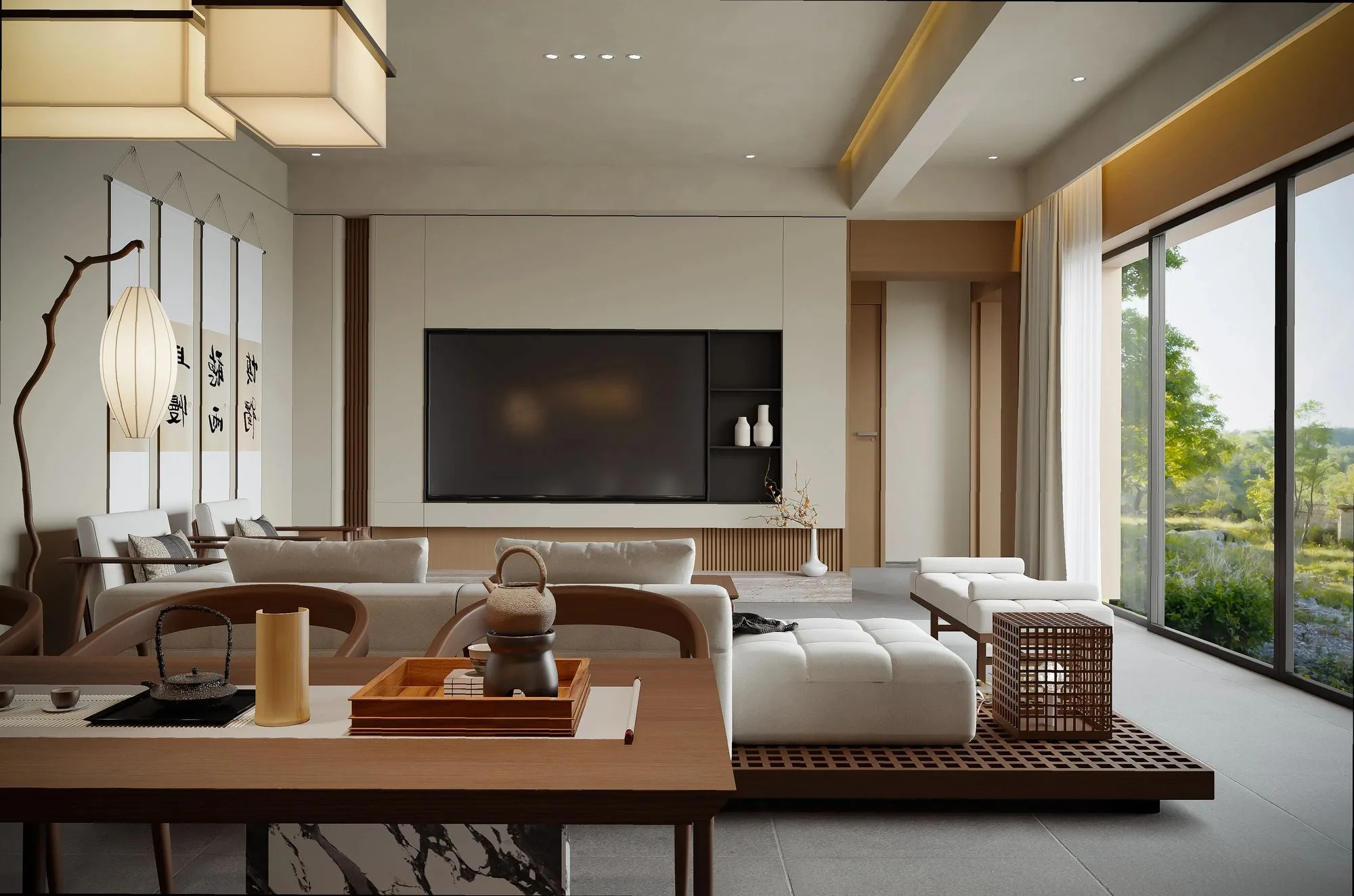 img-01 - 北京西岸 全屋定制·高定整装.></p><p>新中式最怕‘灰不灰、棕不棕’的尴尬色。我们1799起档位里,每档都含同色系门墙柜一体,不是柜子一个色、门又换一套样板。<img loading=